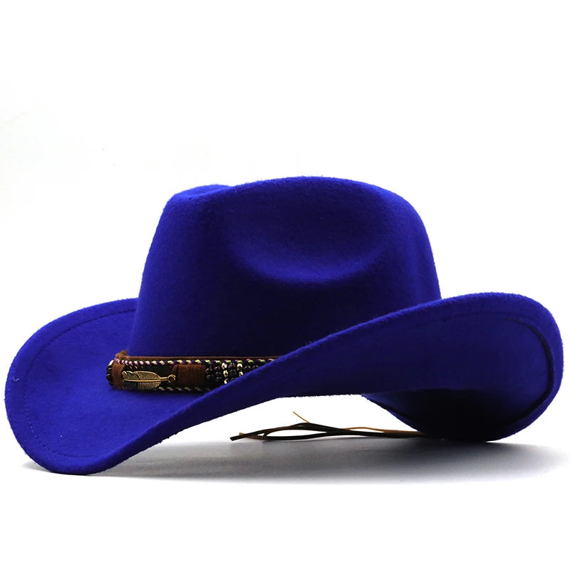 Western Fedora Hats with Braided Band – Available in Multiple Colors