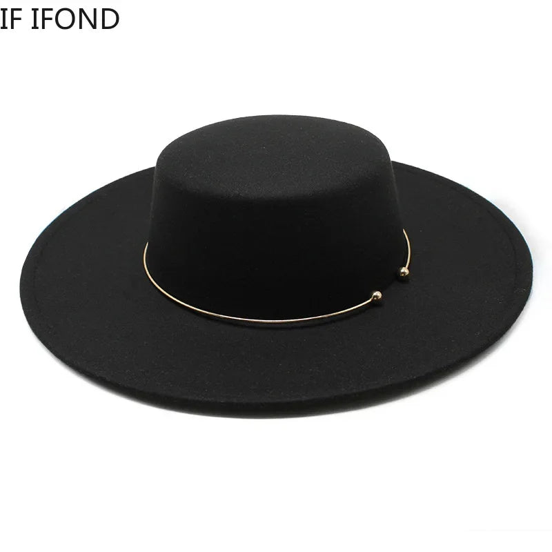 French Style Wide Brim Derby Top Hat