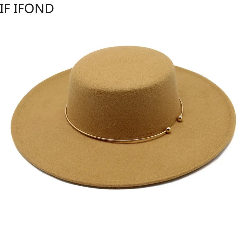 French Style Wide Brim Derby Top Hat