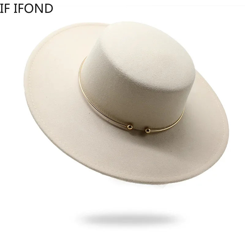 French Style Wide Brim Derby Top Hat