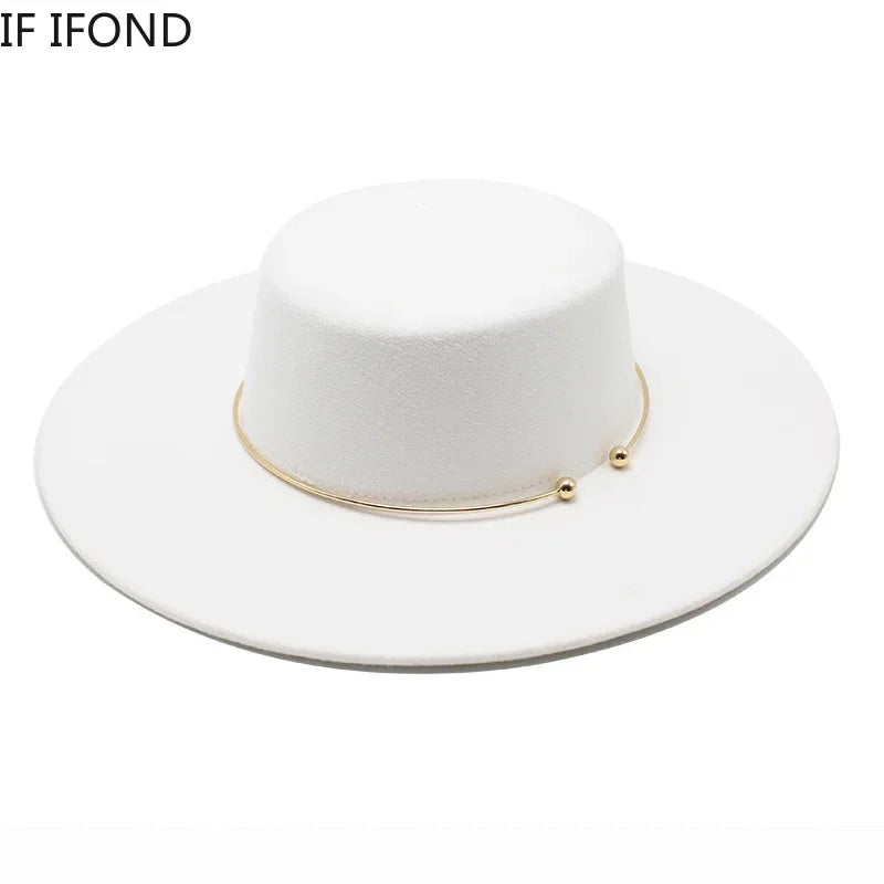 French Style Wide Brim Derby Top Hat