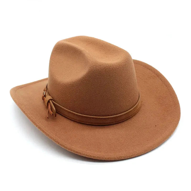 Classic Wool Fedora Hat Collection - Multiple Colors Cowboy Hat