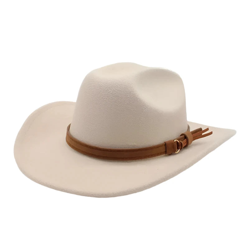 Classic Wool Fedora Hat Collection - Multiple Colors Cowboy Hat