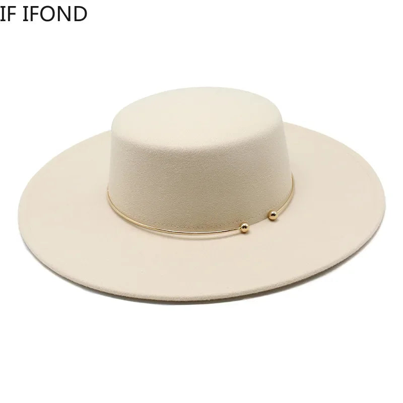 French Style Wide Brim Derby Top Hat