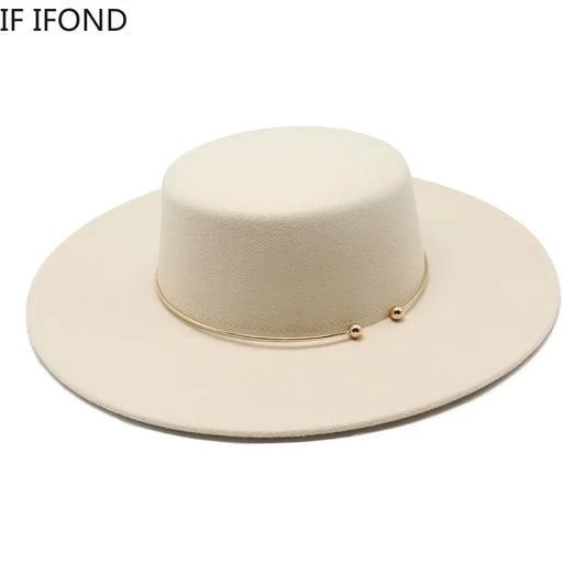 French Style Wide Brim Derby Top Hat