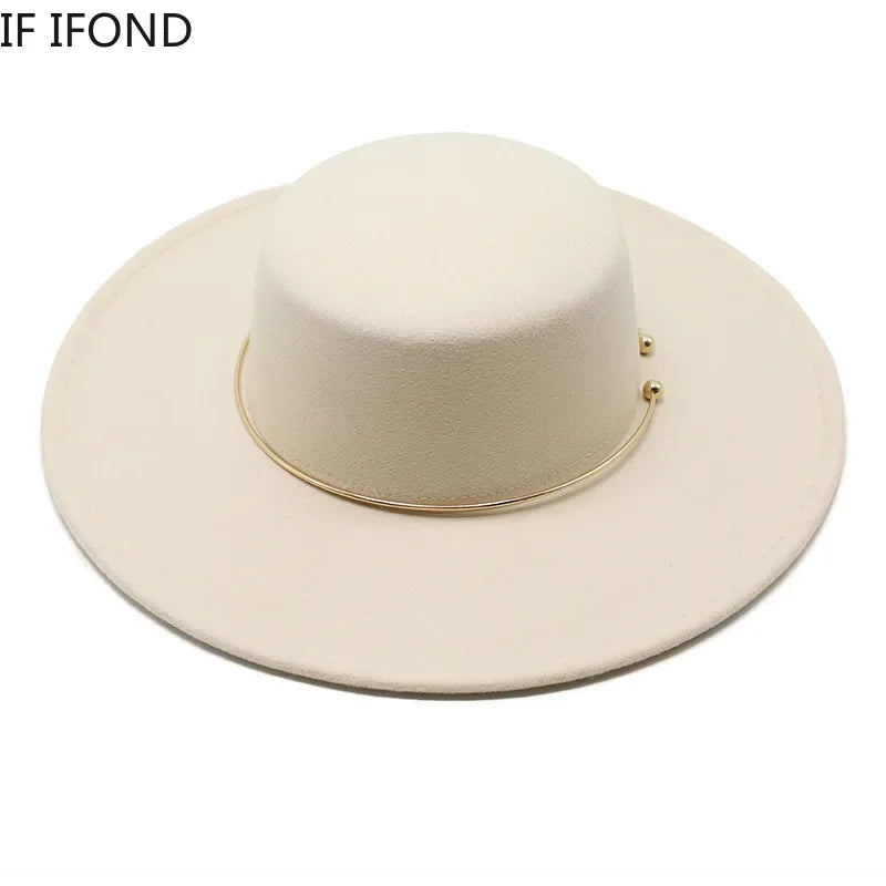 French Style Wide Brim Derby Top Hat