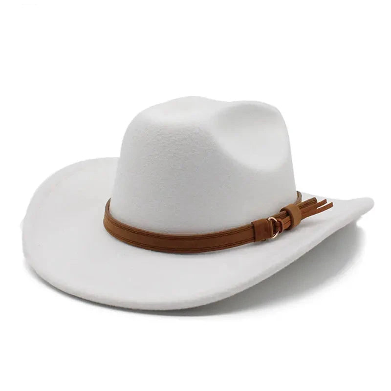 Classic Wool Fedora Hat Collection - Multiple Colors Cowboy Hat