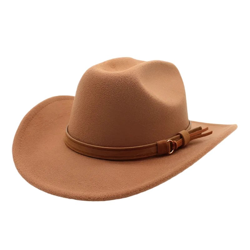 Classic Wool Fedora Hat Collection - Multiple Colors Cowboy Hat